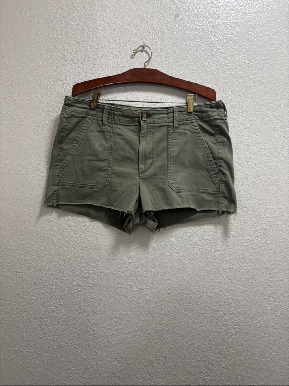 American Eagle Outfitters Olive Utility Cargo Shorts
